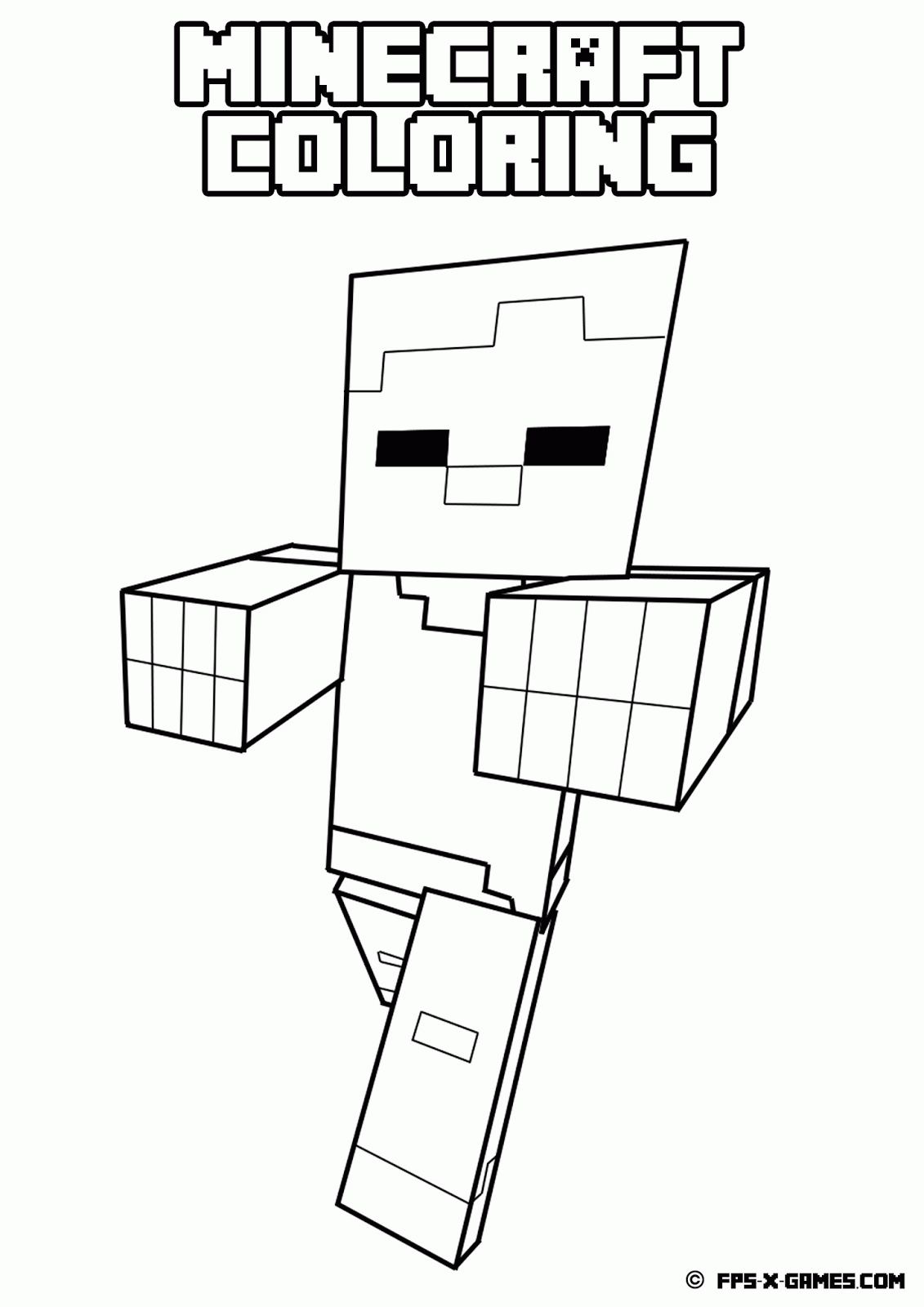 Free minecraft coloring pages download free minecraft coloring pages png images free cliparts on clipart library