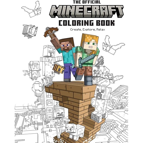 Minecrafts coloring book minecrafters coloring activity book hours of coloring fun an unofficial minecraft book mr crafty books