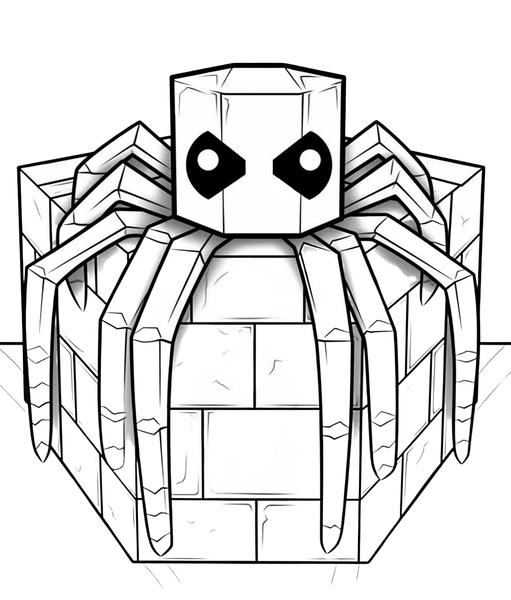 Free printable minecraft coloring pages list