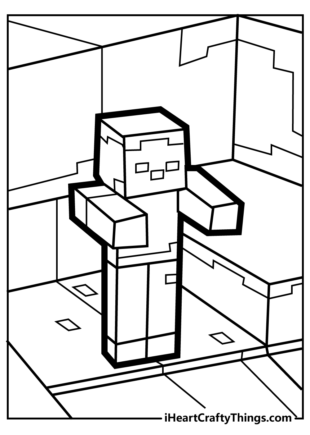 Minecraft coloring pages free printables