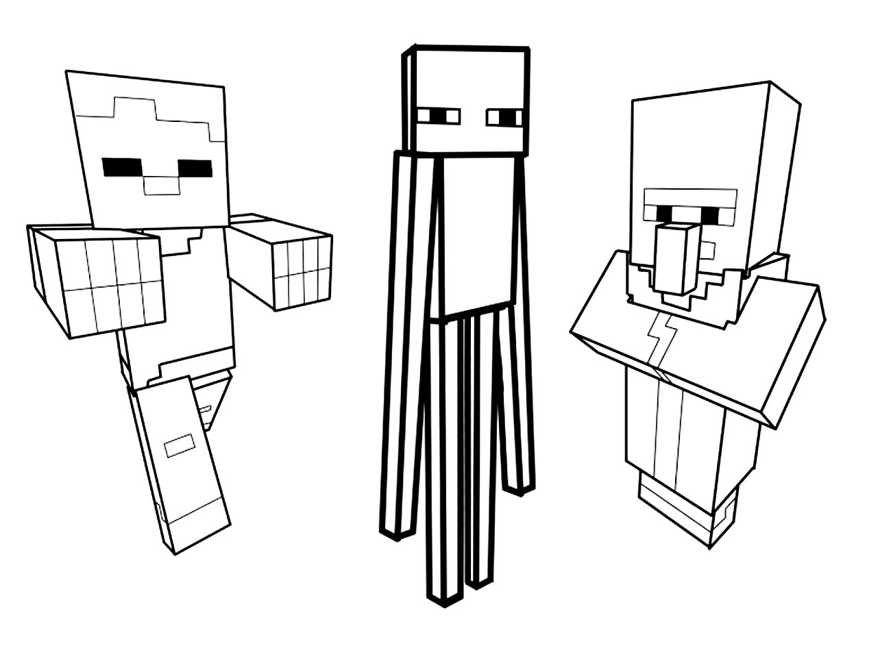 Drawing inspired by minecraft