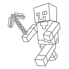 Free printable minecraft coloring pages for toddlers
