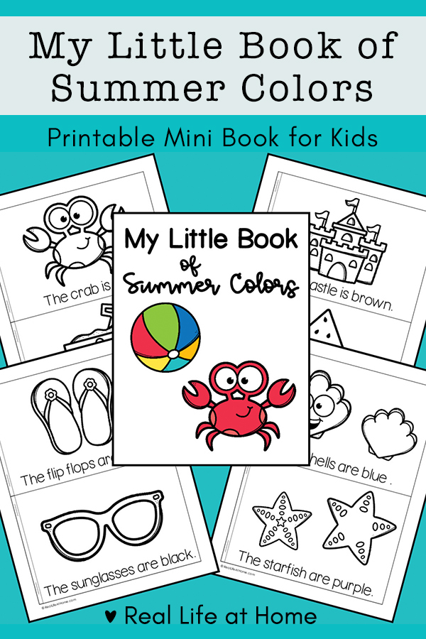 Summer printable coloring pages books