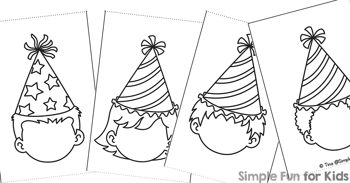 Party kids mini folding coloring book