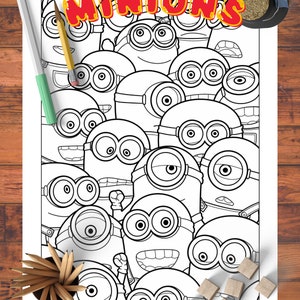 Minion coloring page
