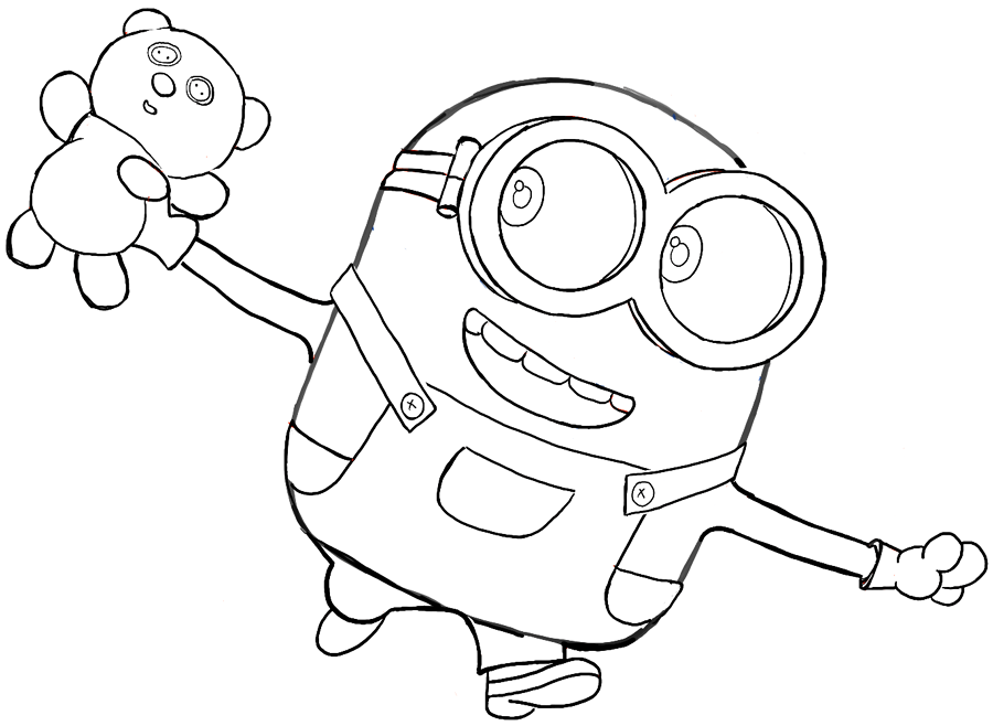 Minion coloring pages