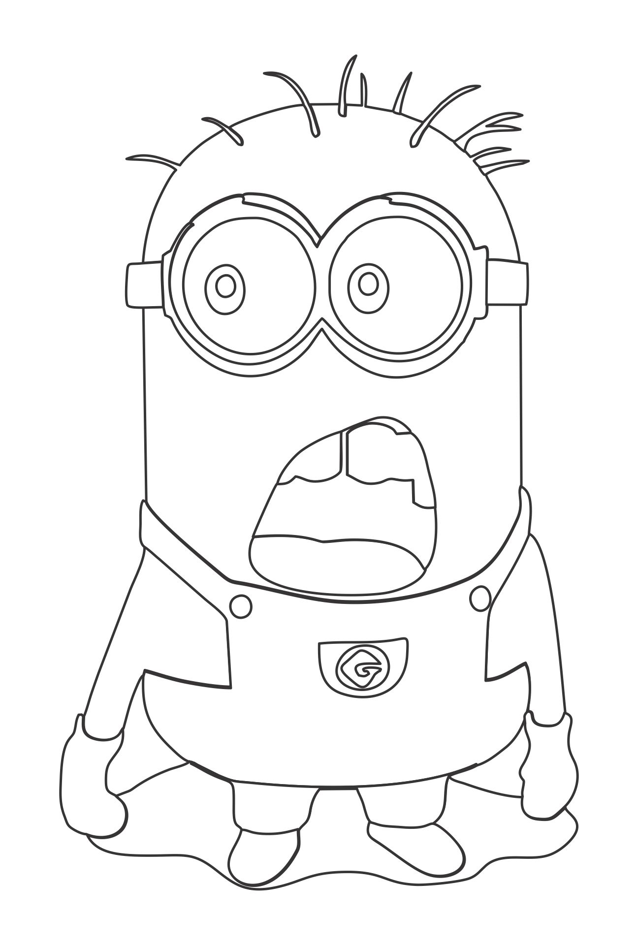 Best easter printable coloring pages minions for free at printablee minion coloring pages minions coloring pages minion stencil
