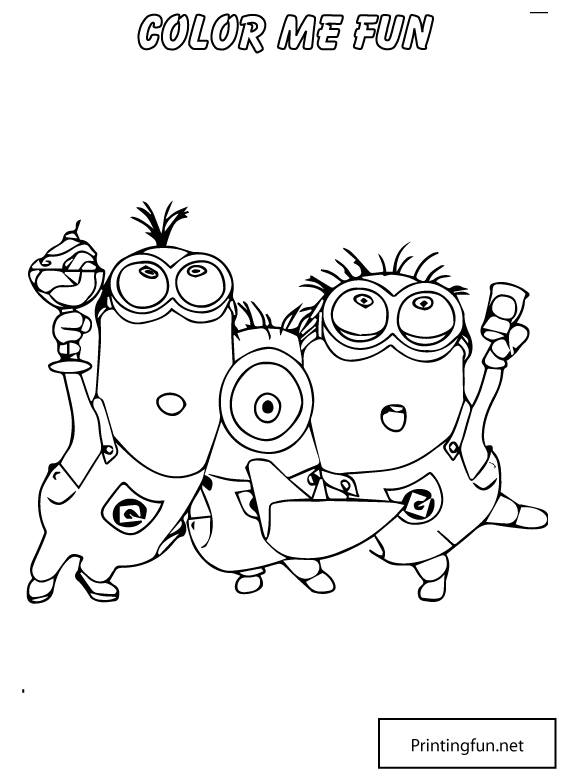 Free printables and activities from the animated movie despicable me â