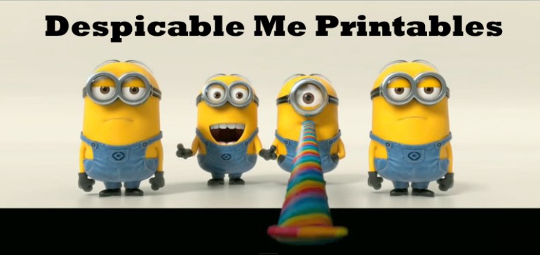 Free printables and activities from the animated movie despicable me â