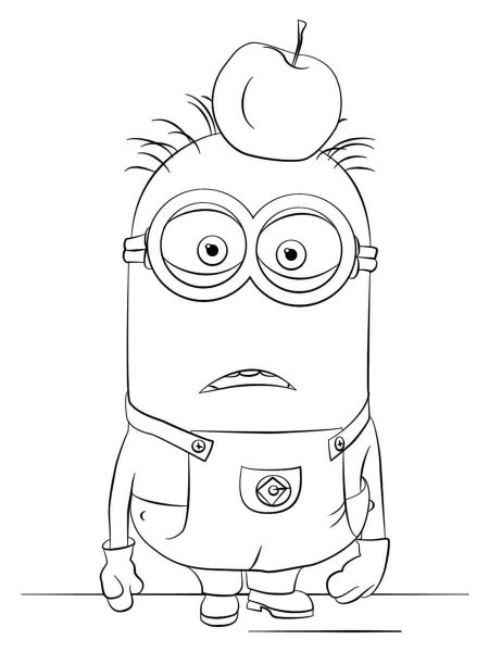 Minions coloring pages