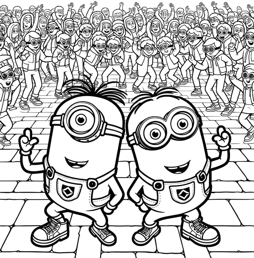 Minions coloring pages