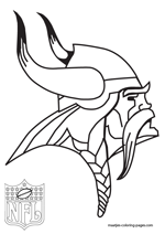 Minnesota vikings coloring pages