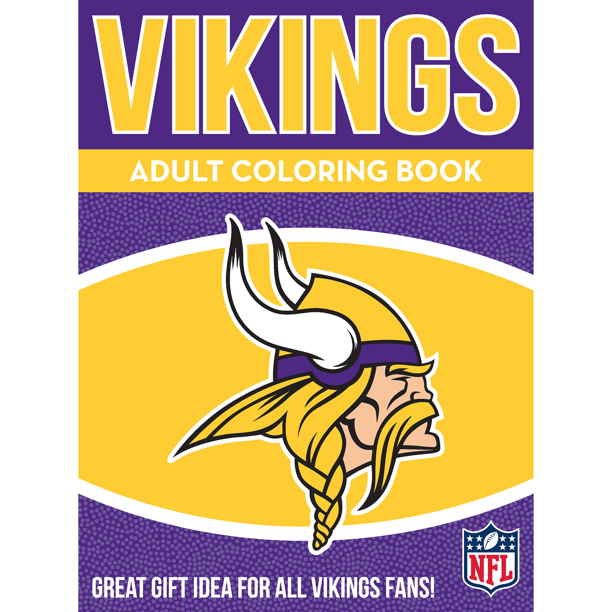 In the sports zone nfl adult coloring book minnesota vikings