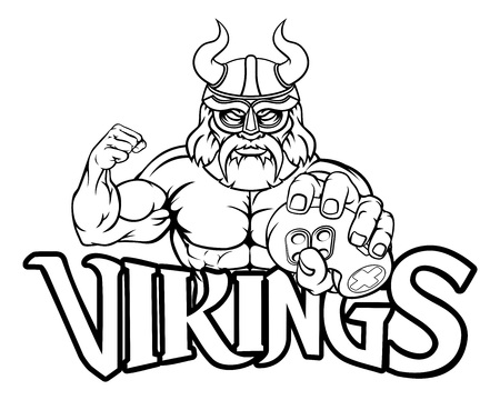 Minnesota vikings stock vector illustration and royalty free minnesota vikings clipart