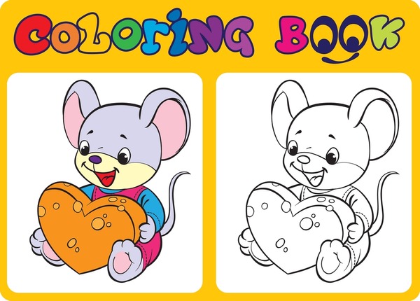 Baby mouse coloring royalty