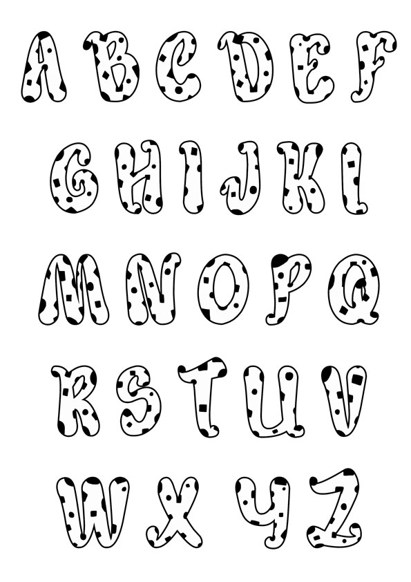 Coloring pages alphabet coloring pages for kids