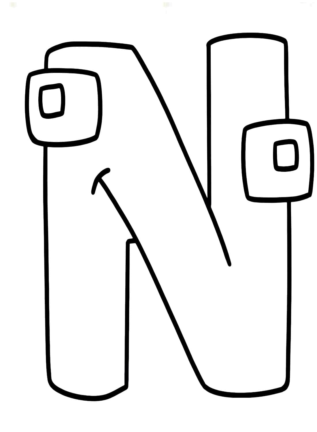 Alphabet lore coloring pages