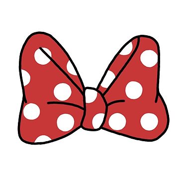 Minnie mouse bow sticker pin for sale by sfcox