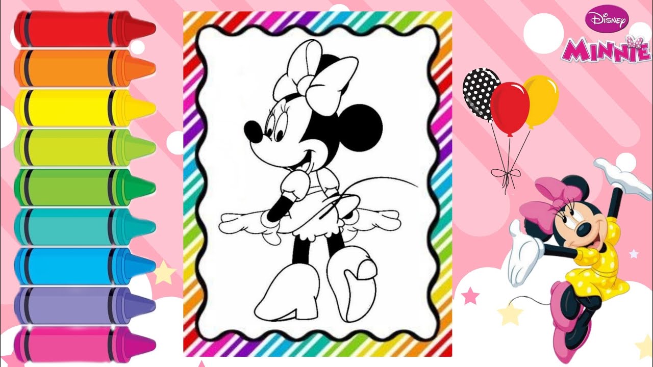 Walt disney innie ouse coloring innie ouse coloring page paintings innieouse disney
