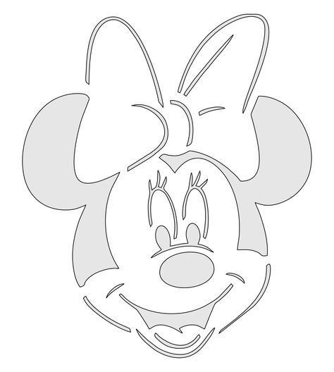 Best minnie mouse stencil printable pdf for free at printablee minnie mouse pumpkin stencil halloween pumpkin carving stencils mickey mouse pumpkin stencil