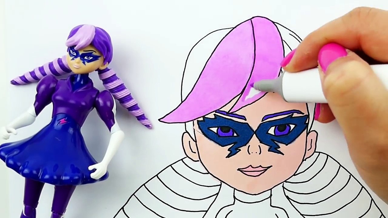 Miraculous ladybug coloring book pages stormy weather evies toy house