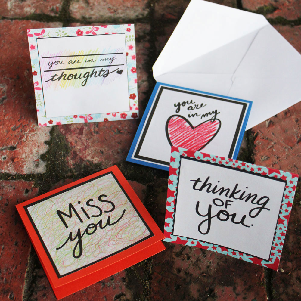 Printable thinking of you cards
