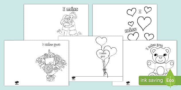 We will miss you louring card goodbye card teacher made