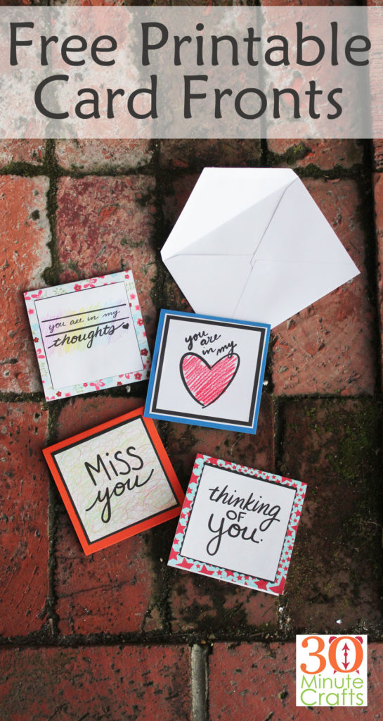 Printable thinking of you cards