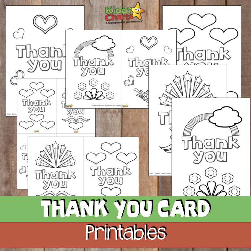 Thank you cards free printable kindweeks