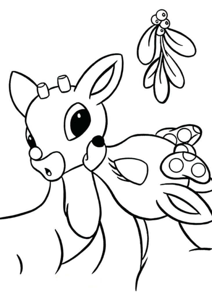 Mistletoe coloring pages