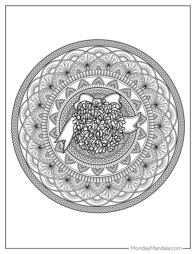 Mistletoe coloring pages free pdf printables