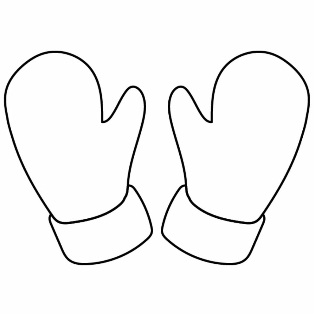 Free printable mitten template journey to sahm