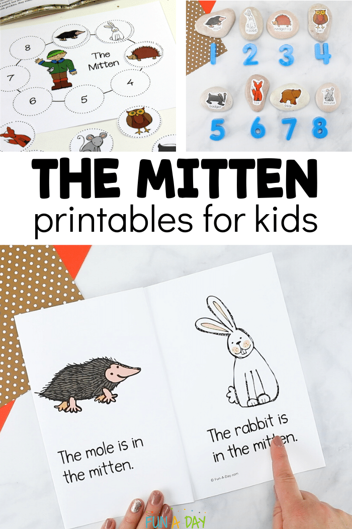 The mitten printables you should grab for your preschoolers