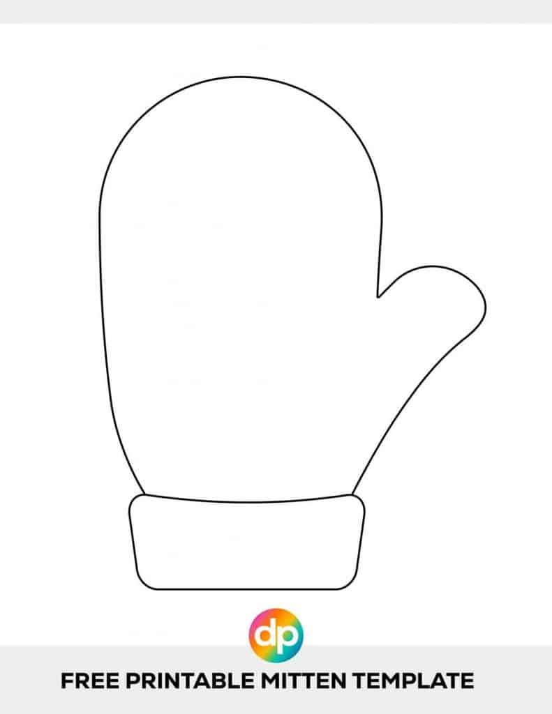 Free printable mitten templates