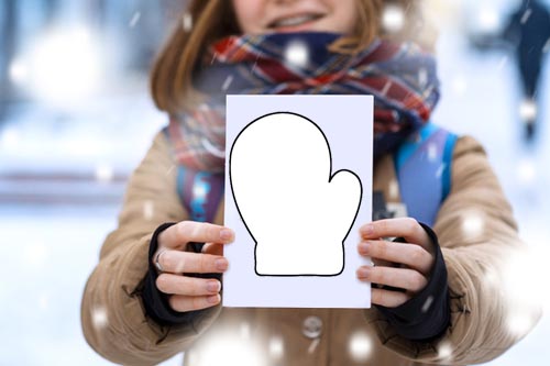Mitten outline