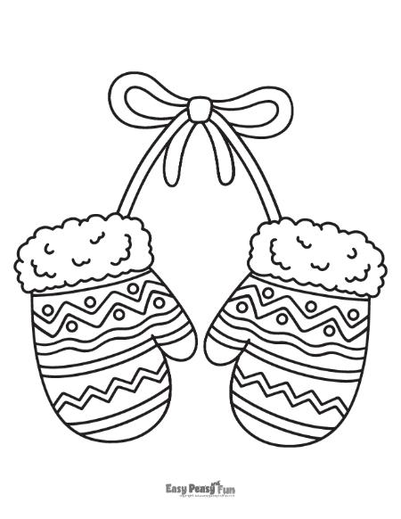 Printable winter coloring pages