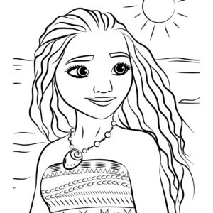 Moana coloring pages printable for free download