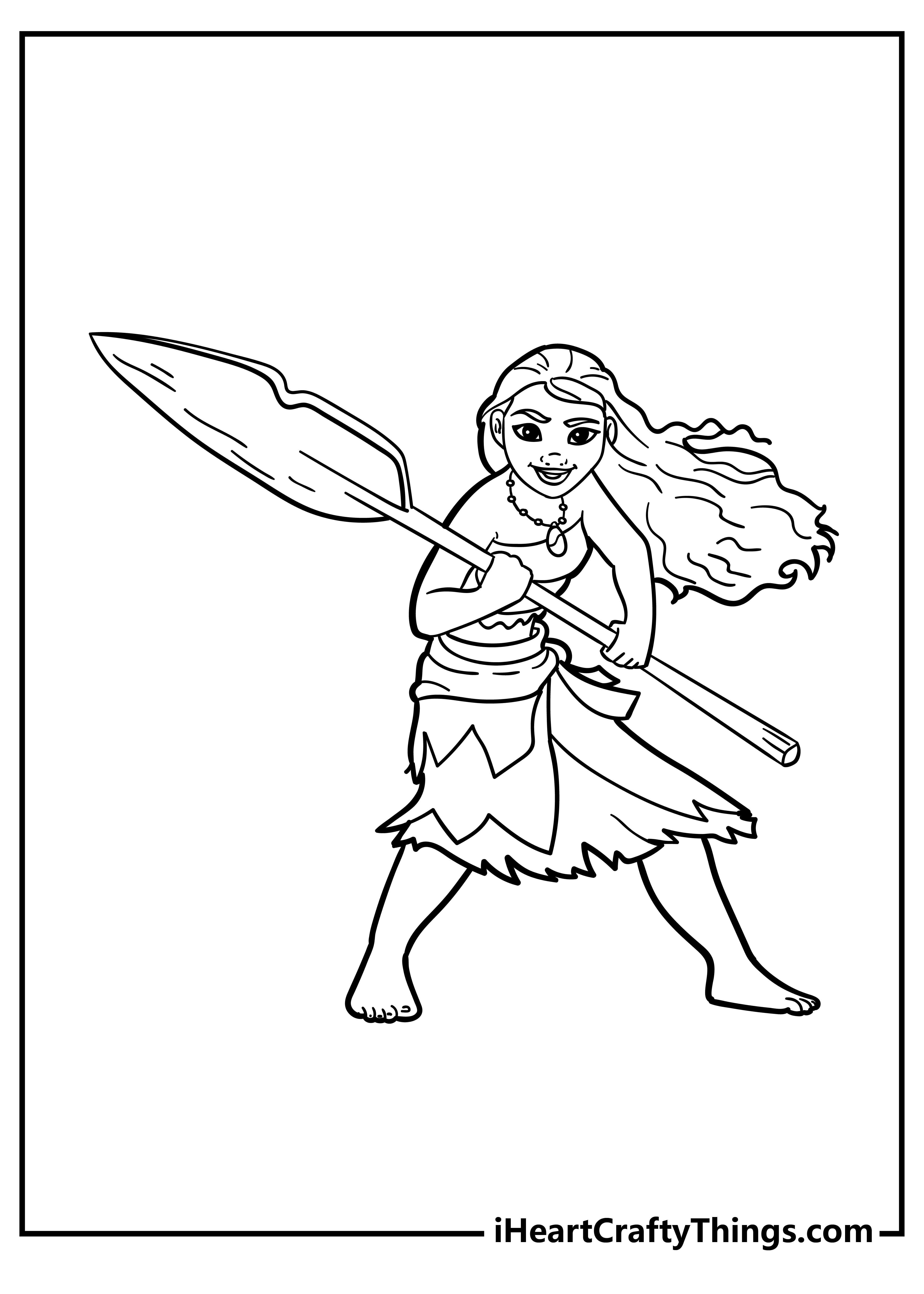 Moana coloring pages free printables