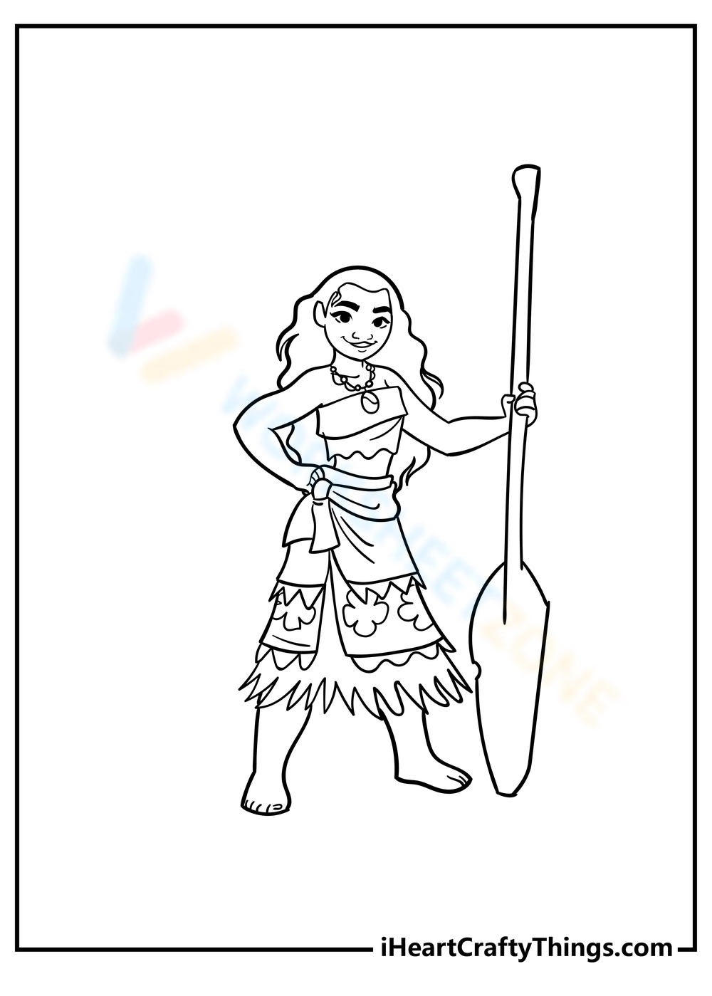 Free printable moana coloring pages for kids adults