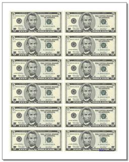 Money printable play money