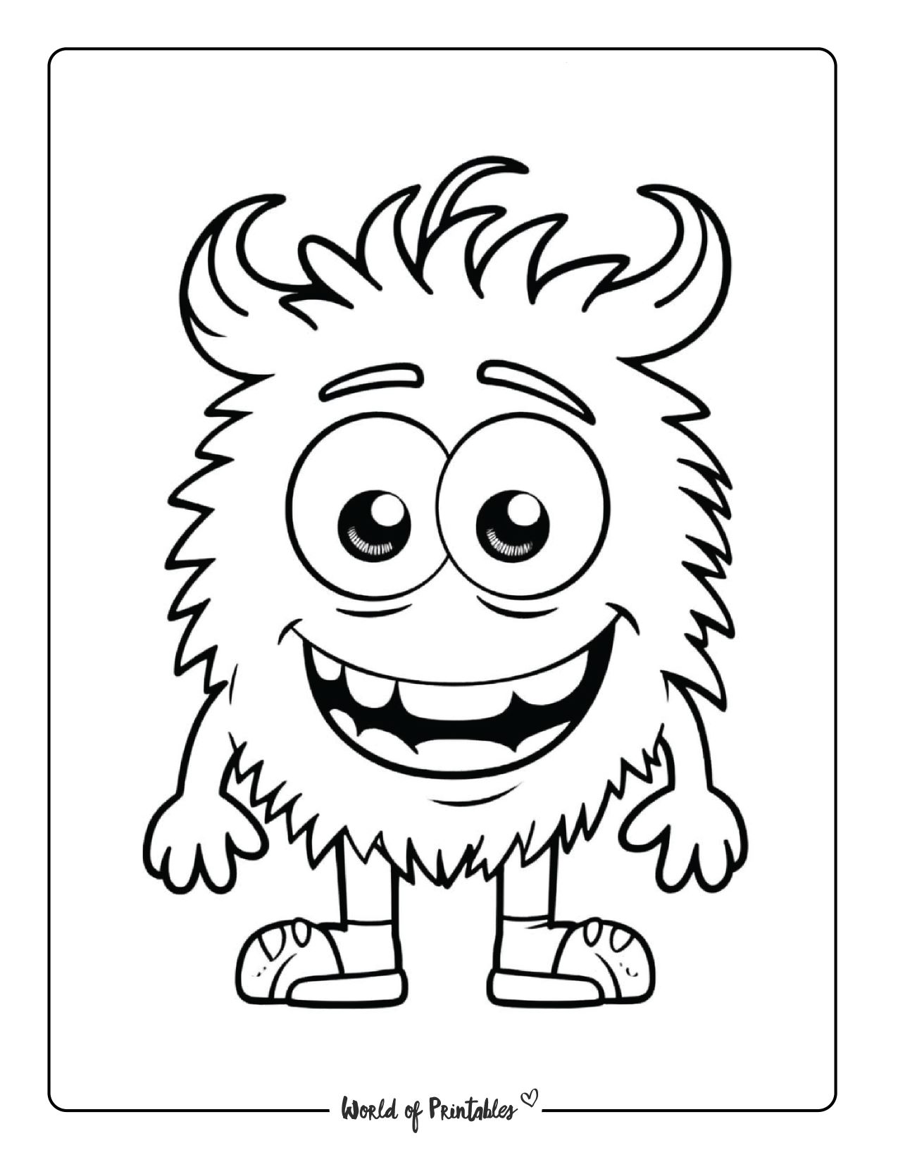Monster coloring pages