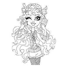 Top monster high coloring pages for your little ones