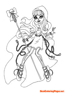 Monster high coloring pages
