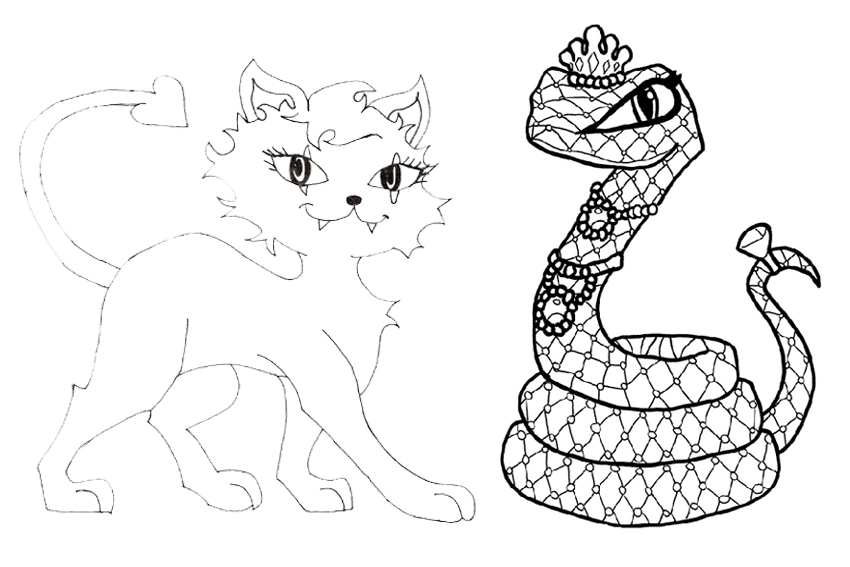 Monster high coloring pages from some school monsters