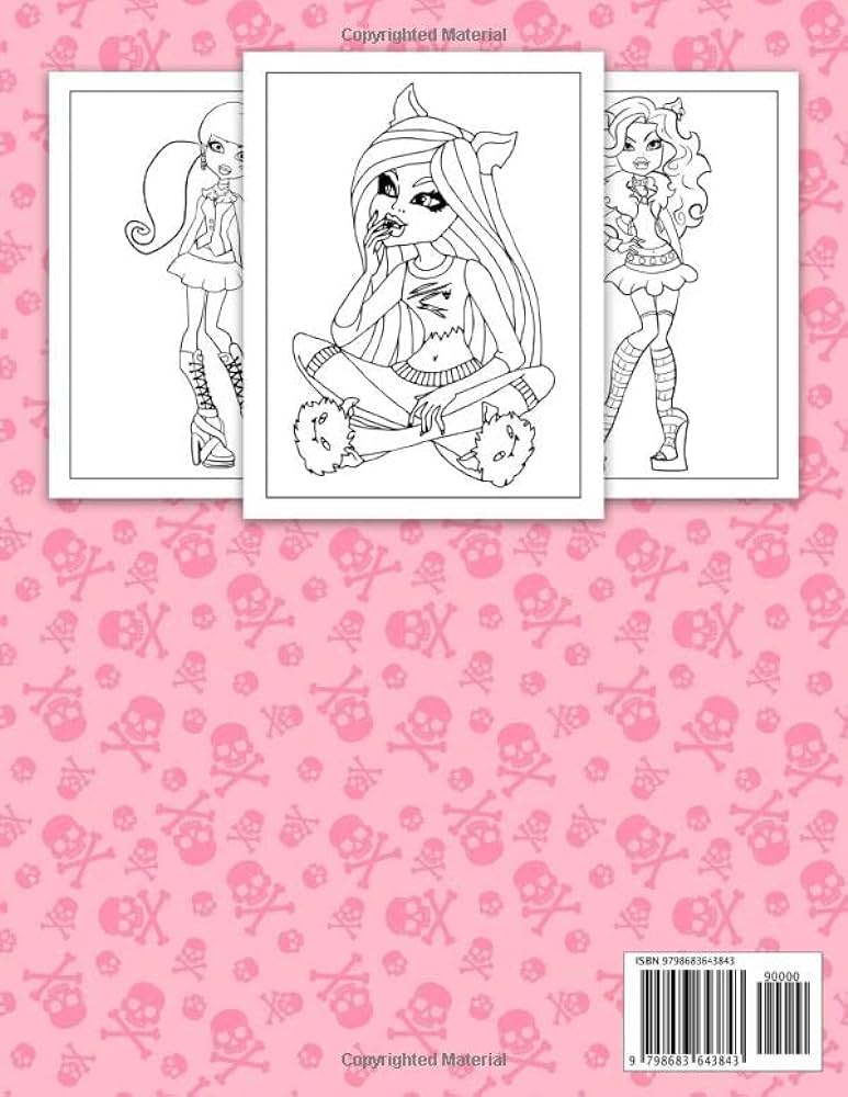 Monster high coloring book a perfect coloring book for everyone to color develop critical skills and have fun with many unique illustrations of monster high korner mehmet books