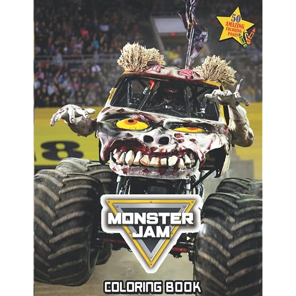 Monster jam loring book exclusive loring book for kids age
