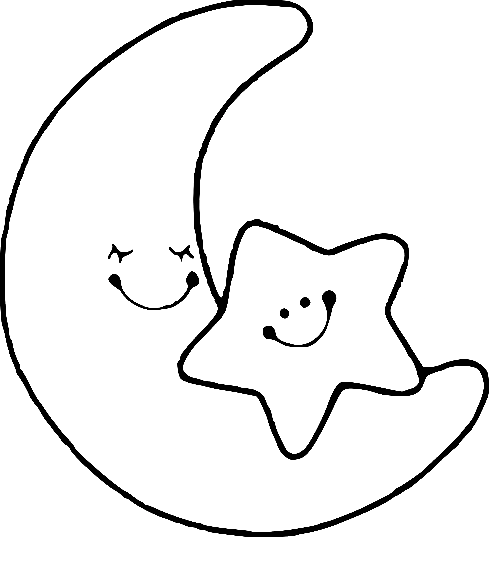 Moon coloring pages printable for free download