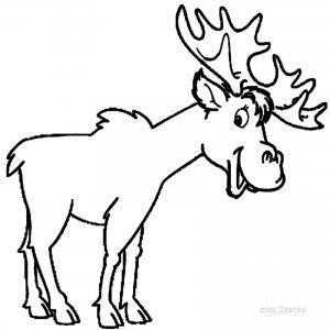 Free printable moose coloring pages pãginas para colorear de animales libro de colores libros para colorear