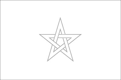 Coloring page for the flag of morocco