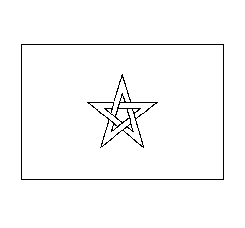 Morocco coloring page